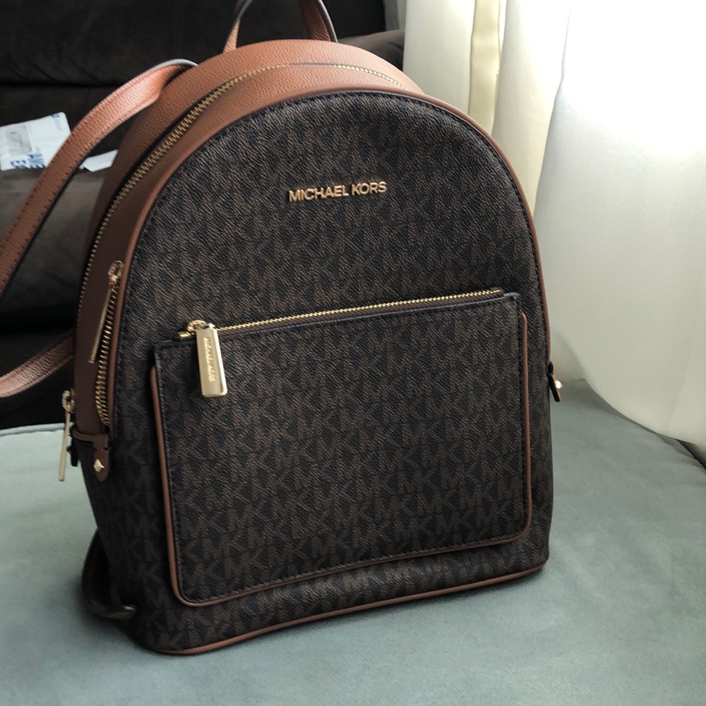 Micheal Kors brown backpack